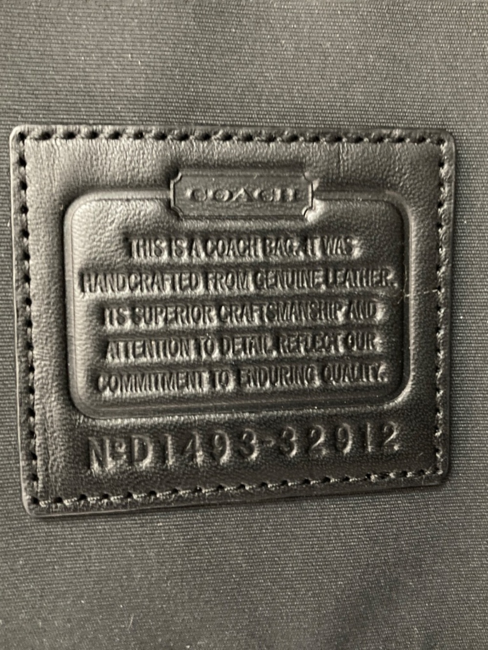 Coach Burgundy and Tan Leather Crossbody Satchel - Picture 10 of 14